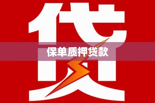 东港保单质押贷款